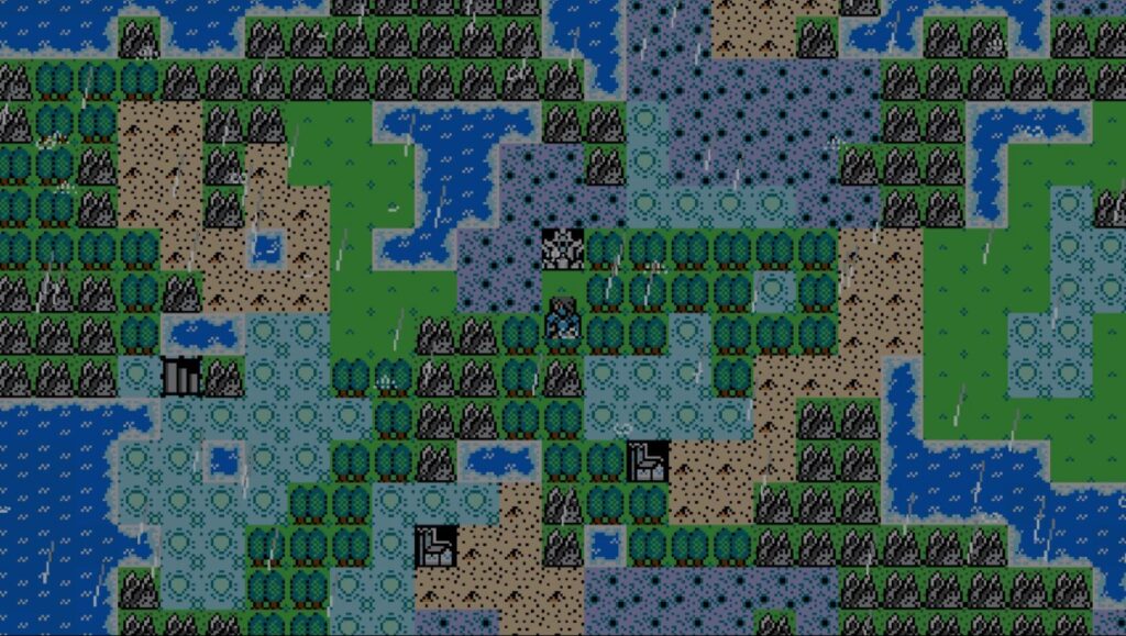 ゲーム「Splintered」のプレイ画像。２週目のワールドマップ