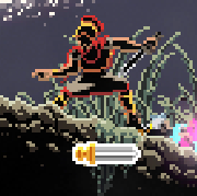 ゲーム「Berserk or DIE」のゲームプレイ画像。スタミナ管理